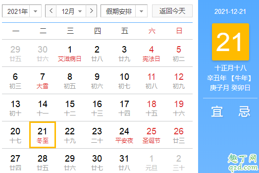 2021年什么时候进九天 2021数九天时间表