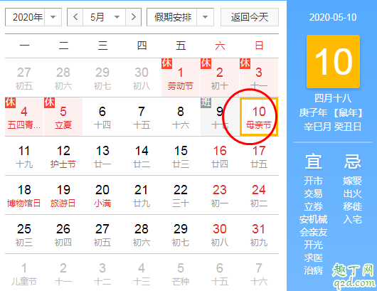2020母亲节是几月几日星期几 2020母亲节疫情结束了吗