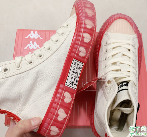 kappa2020情人节限定帆布鞋多少钱 kappa情人节限定粉白配色在哪买
