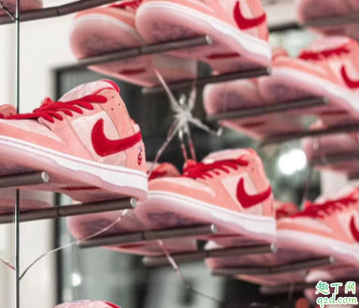 Nike情人节限定SB DUNK粉色多少钱 Nike SB联名StrangeLove情人节限定在哪买