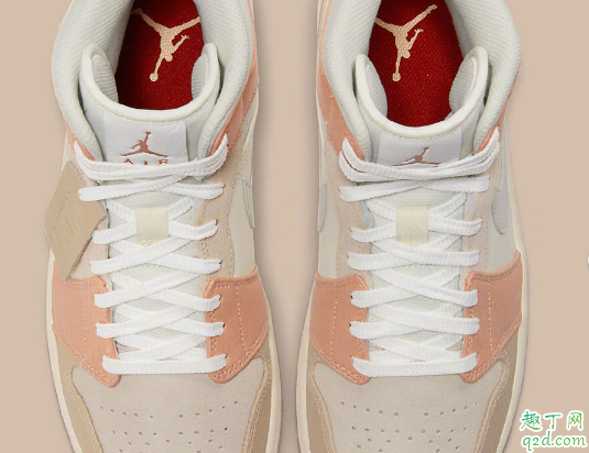 Air Jordan AJ1 Mid多少钱 全新城市系列AJ1裸粉色值得入手吗