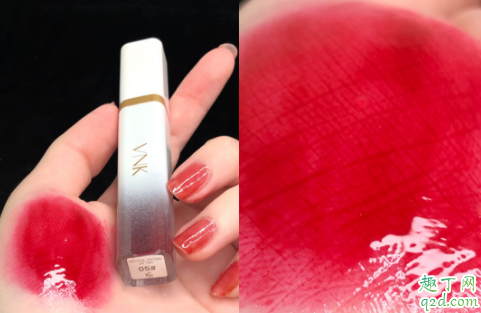 vnk水光唇釉05什么颜色 vnk水光唇釉05口红试色