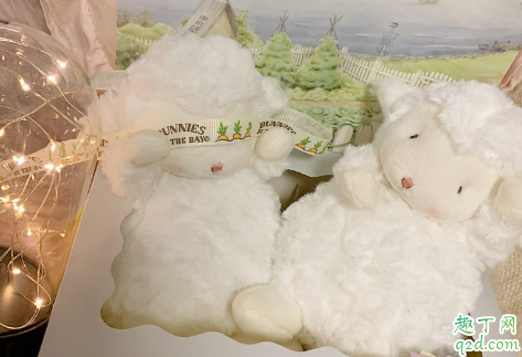 bunnies羊真假有什么区别 网红小羊玩偶真假对比图