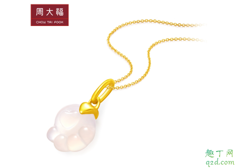 周大福粉色猫爪转运珠是什么材质 周大福粉色猫爪转运珠吊坠多少钱