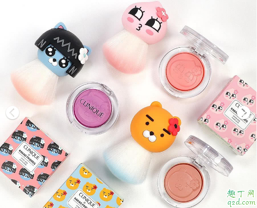 倩碧kakaofriends联名腮红有哪些色号 倩碧联名小雏菊腮红试色