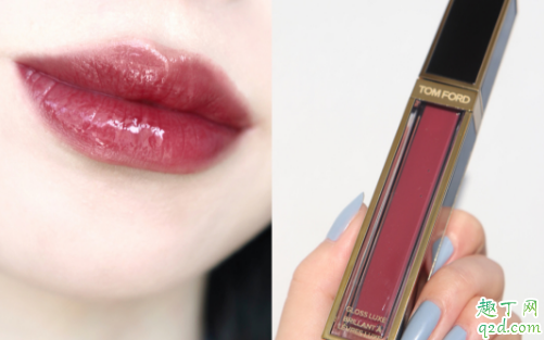 tomford唇蜜04号Exquise适合黄皮吗 TF唇釉04Exquise口红试色