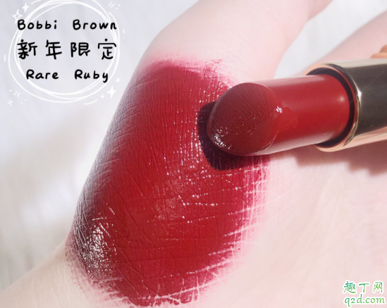 芭比布朗rare ruby适合黄皮吗 bobbi brown 新年限定 rare ruby口红试色