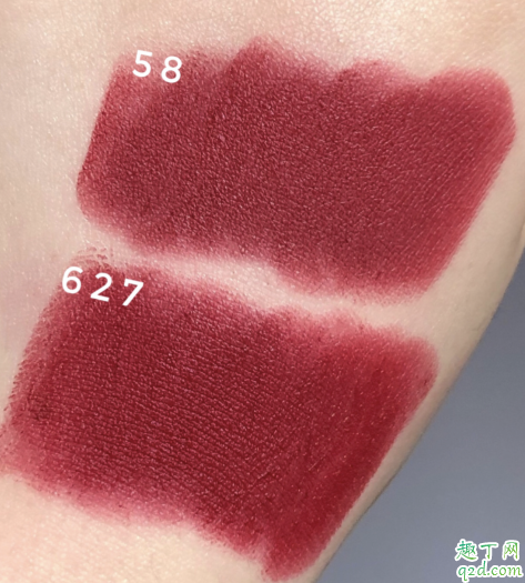 香奈儿627和58哪个好看 香奈儿627和58口红试色对比