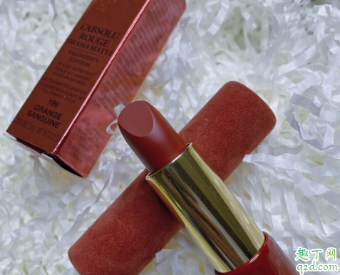 兰蔻2020情人节限定196好看吗 兰蔻红丝绒196口红试色