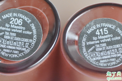 阿玛尼206和415哪个好看 阿玛尼206和415试色对比