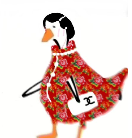 鸭子的身体怎么画图片 微博上很火的给鸭画身体图片