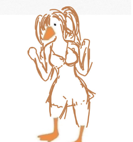 鸭子的身体怎么画图片 微博上很火的给鸭画身体图片