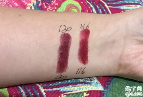 香奈儿130和116色号是一样的吗 香奈儿130和116试色对比