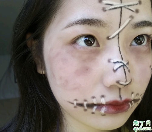 2019欢乐谷万圣节化妆要钱吗 2019万圣节穿线木偶妆画法教程