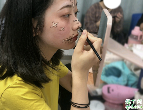 2019欢乐谷万圣节化妆要钱吗 2019万圣节穿线木偶妆画法教程