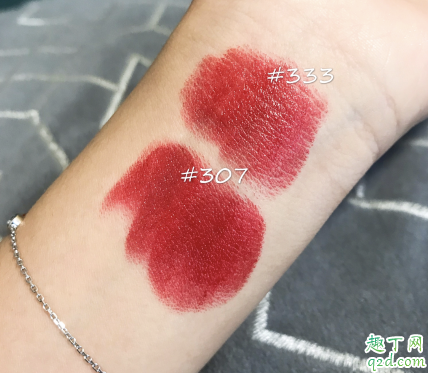 纪梵希333和307哪个好看 纪梵希333和307区别对比试色