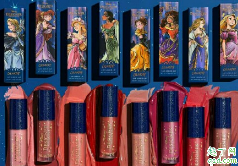 卡拉泡泡迪士尼公主联名唇釉试色 colourpop迪士尼公主唇釉多少钱