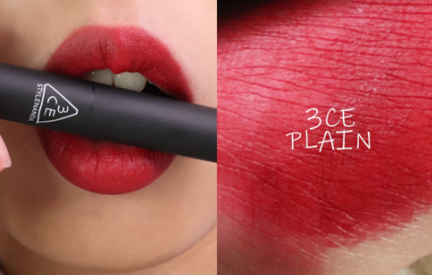 3ce烟管口红Plain适合黄皮吗 3ce烟管口红Plain试色