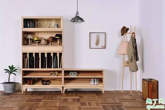 入户门两边没有墙怎么做鞋柜 进门两边没有墙鞋柜怎么放