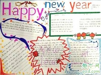 2020春节英语手抄报图片大全 2020关于春节的英文手抄报内容