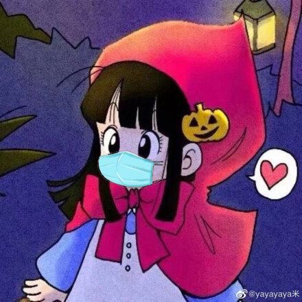 口罩头像情侣动漫无水印版 2020戴口罩情侣头像最新一男一女