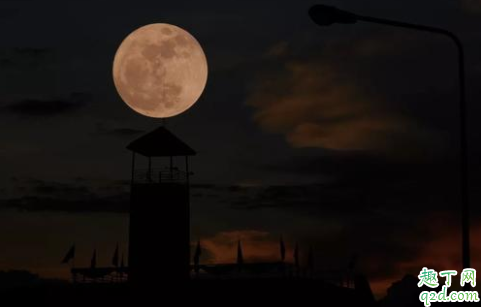怎么拍建筑物和大月亮 超级大月亮怎么拍的