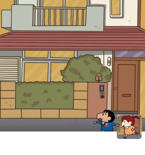 蜡笔小新牵手头像背景图片无水印 微信蜡笔小新牵手头像背景图设置教程