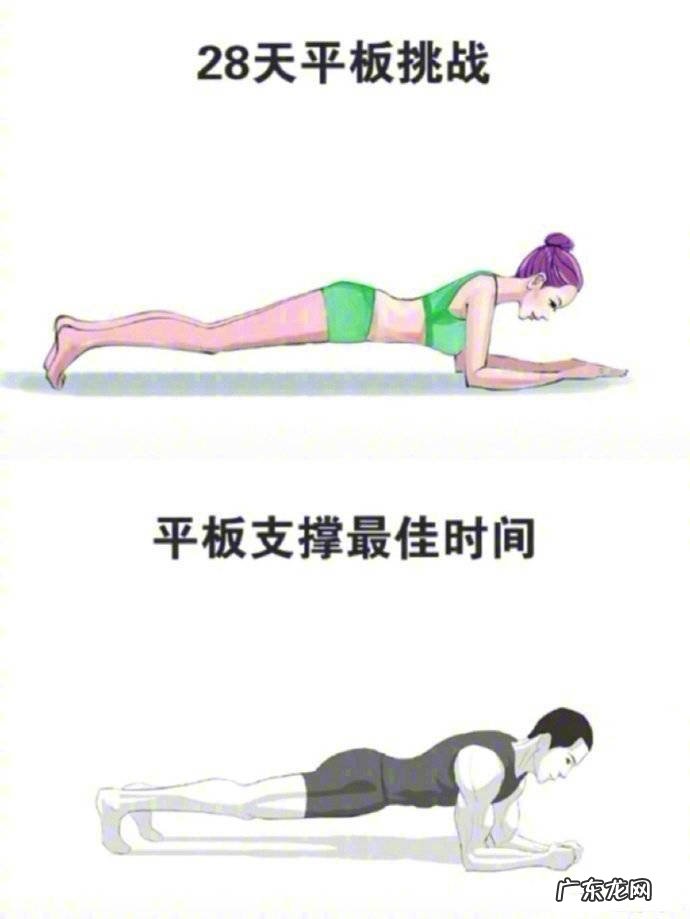 平板支撑28天训练法,消除你的小肚腩