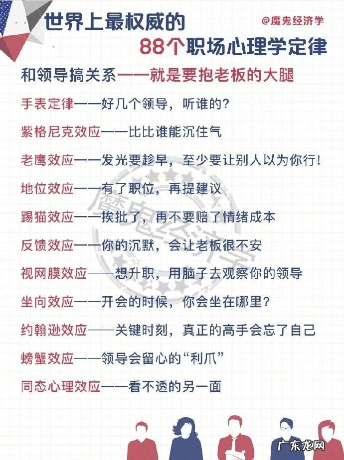 88个职场心理学定律