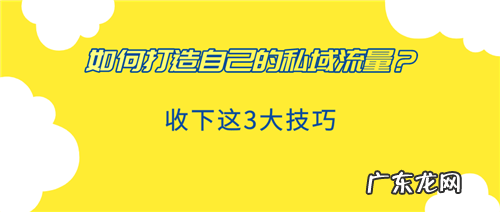 如何打造自己的私域流量？收下这3大技巧