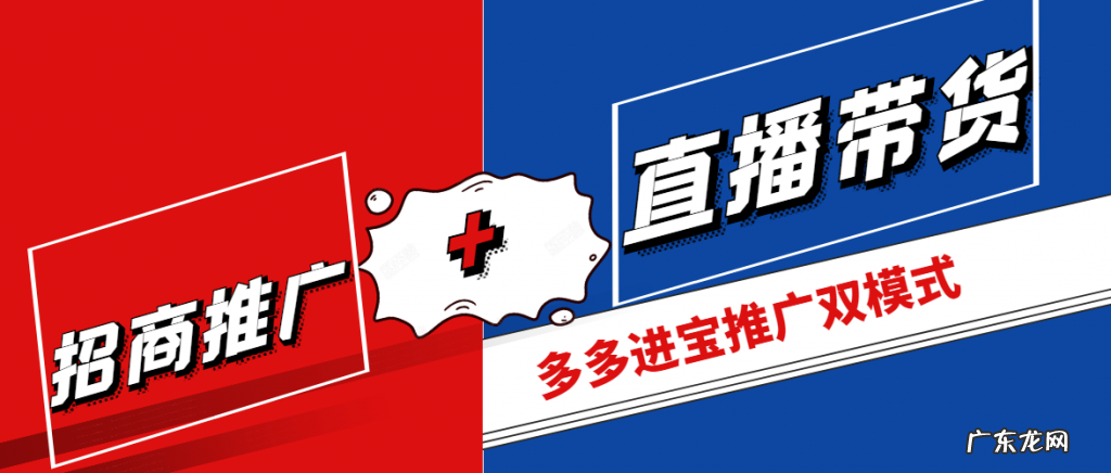 多多进宝新玩法:招商推广+直播带货来啦~