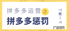 拼多多惩罚等级有哪些？拼多多惩罚导流问题怎么处理？