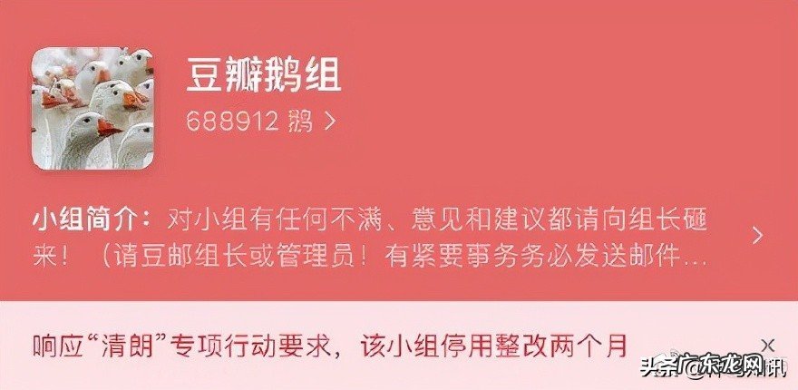 豆瓣多个娱乐小组不限期停用整改,处罚禁言违规账号618个