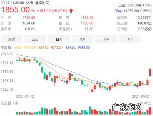 白酒股大反弹!贵州茅台股价涨停,茅台新任董事长“首秀”?