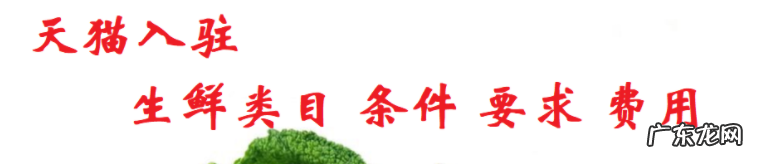 入驻规则及详细攻略 天猫生鲜入驻条件及费用