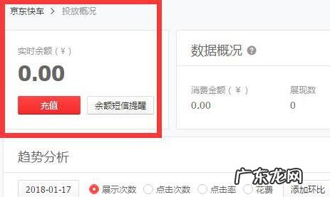 京东快车在哪里充值?展示位置在哪里?