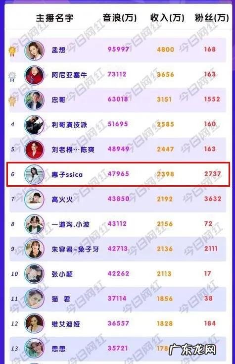 惠子ssica真名叫什么?抖音收入是多少?
