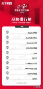 各行业品牌销售排名 2020双十一销售排行榜单