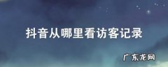 最新版抖音访客记录查看方法 抖音访客记录怎么查