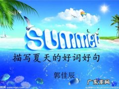 描写夏天的句子摘抄简短 【抖音文案】描写夏天的简短句子