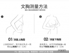 罩杯abcd怎么计算 胸罩ABCD尺码表