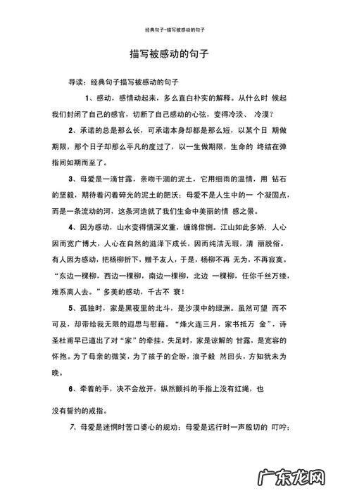 感动作文开头结尾神仙句子 【抖音文案】感动的作文开头的句子