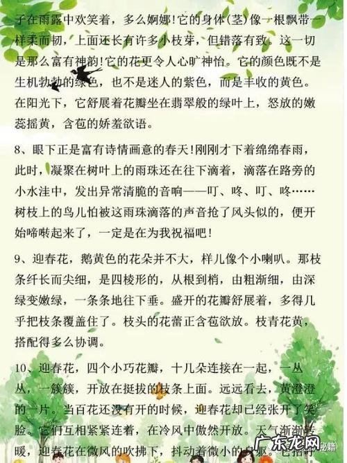 摘抄春天的优美句子作文 【抖音文案】摘抄春天的优美句子