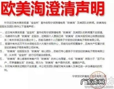 宝宝树和“欧美淘”扯皮 收购引发罗生门