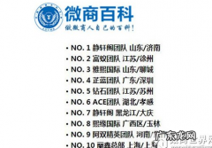 微商团队排名前十名 哪个微商团队最靠谱
