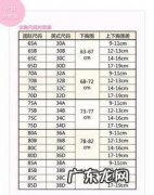 裤子女士尺码对照表 女士尺码对照表