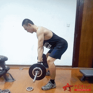 杠铃划船后斜方肌酸痛、背阔肌没有感觉，这是什么原因？