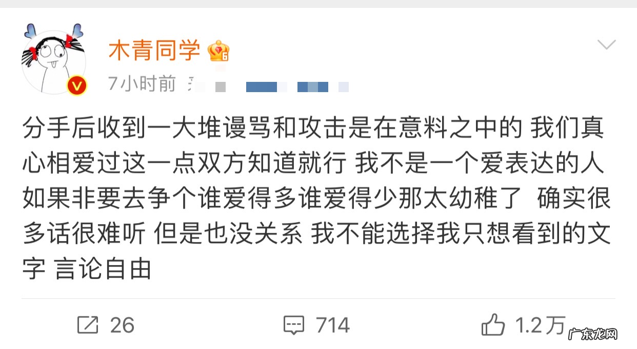 王不染和木青为什么分手?是什么原因?