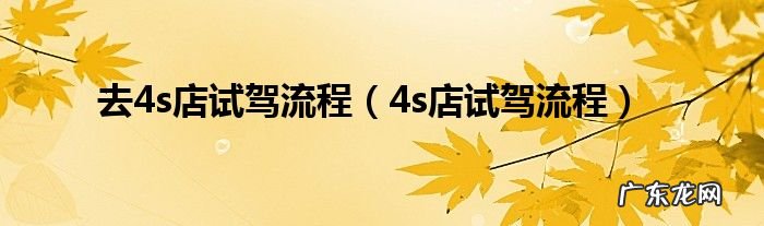 怎么预约试驾 4s店试乘试驾流程