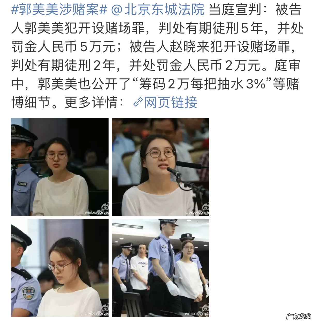 郭美美销售有毒有害食品获刑2年半是怎么回事?